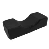 Salon Eyelash Extension Neck Pillow U Shaped Comfortable Velvet Memory Foam Pillow Protect Neck for Lash Extension Grafting Make Up Black