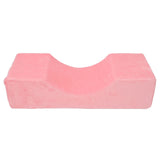 Salon Eyelash Extension Neck Pillow U Shaped Comfortable Velvet Memory Foam Pillow Protect Neck for Lash Extension Grafting Make Up Pink