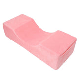 Salon Eyelash Extension Neck Pillow U Shaped Comfortable Velvet Memory Foam Pillow Protect Neck for Lash Extension Grafting Make Up Pink