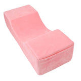 Salon Eyelash Extension Neck Pillow U Shaped Comfortable Velvet Memory Foam Pillow Protect Neck for Lash Extension Grafting Make Up Pink