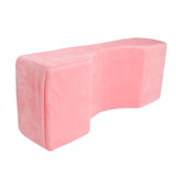 Salon Eyelash Extension Neck Pillow U Shaped Comfortable Velvet Memory Foam Pillow Protect Neck for Lash Extension Grafting Make Up Pink