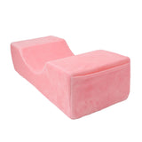Salon Eyelash Extension Neck Pillow U Shaped Comfortable Velvet Memory Foam Pillow Protect Neck for Lash Extension Grafting Make Up Pink