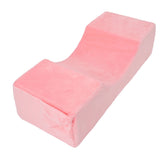 Salon Eyelash Extension Neck Pillow U Shaped Comfortable Velvet Memory Foam Pillow Protect Neck for Lash Extension Grafting Make Up Pink