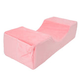 Salon Eyelash Extension Neck Pillow U Shaped Comfortable Velvet Memory Foam Pillow Protect Neck for Lash Extension Grafting Make Up Pink