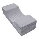 Salon Eyelash Extension Neck Pillow U Shaped Comfortable Velvet Memory Foam Pillow Protect Neck for Lash Extension Grafting Make Up Grey