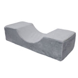 Salon Eyelash Extension Neck Pillow U Shaped Comfortable Velvet Memory Foam Pillow Protect Neck for Lash Extension Grafting Make Up Grey