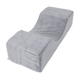 Salon Eyelash Extension Neck Pillow U Shaped Comfortable Velvet Memory Foam Pillow Protect Neck for Lash Extension Grafting Make Up Grey