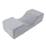 Salon Eyelash Extension Neck Pillow U Shaped Comfortable Velvet Memory Foam Pillow Protect Neck for Lash Extension Grafting Make Up Grey