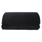 Foot Rest Black Ergonomic Height Adjustable Half Cylinder High Rebound Memory Foam Footstool for Office In Australia - Darrahopens