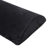 Foot Rest Black Ergonomic Height Adjustable Half Cylinder High Rebound Memory Foam Footstool for Office In Australia - Darrahopens