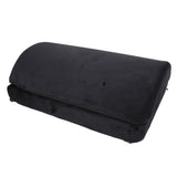 Foot Rest Black Ergonomic Height Adjustable Half Cylinder High Rebound Memory Foam Footstool for Office