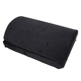 Foot Rest Black Ergonomic Height Adjustable Half Cylinder High Rebound Memory Foam Footstool for Office