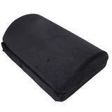 Foot Rest Black Ergonomic Height Adjustable Half Cylinder High Rebound Memory Foam Footstool for Office