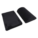 Foot Rest Black Ergonomic Height Adjustable Half Cylinder High Rebound Memory Foam Footstool for Office
