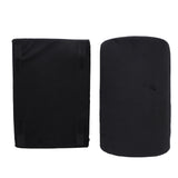 Foot Rest Black Ergonomic Height Adjustable Half Cylinder High Rebound Memory Foam Footstool for Office