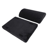 Foot Rest Black Ergonomic Height Adjustable Half Cylinder High Rebound Memory Foam Footstool for Office