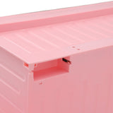 Figure Display Case with Light Sensing Constant On Function 2 Tier Mini Figure Display Box Showcase for Collectibles Action Figures Pink In Australia - Darrahopens