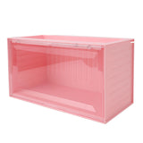 Figure Display Case with Light Sensing Constant On Function 2 Tier Mini Figure Display Box Showcase for Collectibles Action Figures Pink In Australia - Darrahopens