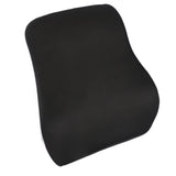 Back Lumbar Support Pillow Memory Foam Soft Breathable Chair Lumbar Pillow for Office Chair Gaming Chair Black