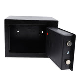 Safe Box with Key Code for Money Documents Steel Construction Small Security Lock Cabinet