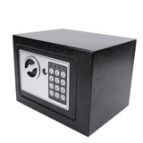 Safe Box with Key Code for Money Documents Steel Construction Small Security Lock Cabinet