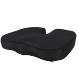 Gel Seat Cushion Memory Foam Slow Rebound Pressure Relief Chair Cushion for Home Driving Wheelchair 18.1 X 14.6 X 3.1in