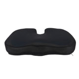 Gel Seat Cushion Memory Foam Slow Rebound Pressure Relief Chair Cushion for Home Driving Wheelchair 18.1 X 14.6 X 3.1in