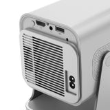 Projector HD for Home Theater Office 360 Degree Rotatable PTZ Portable Mini HY320 US Plug 110‑220V White
