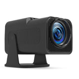 Projector HD for Home Theater Office 360 Degree Rotatable PTZ Portable Mini HY320 AU Plug 110‑220V Black In Australia - Darrahopens
