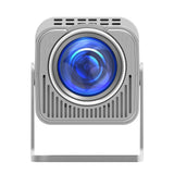 Projector HD for Home Theater Office 360 Degree Rotatable PTZ Portable Mini HY320 AU Plug 110‑220V White In Australia - Darrahopens
