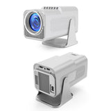 Projector HD for Home Theater Office 360 Degree Rotatable PTZ Portable Mini HY320 AU Plug 110‑220V White
