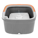 Mop Bucket Set with 2 Pieces Cloth 360 Degree Rotating Microfiber Mop Tool Dry and Wet Floor Mopping System for Home Use