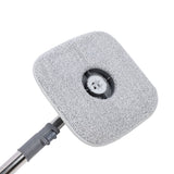 Mop Bucket Set with 2 Pieces Cloth 360 Degree Rotating Microfiber Mop Tool Dry and Wet Floor Mopping System for Home Use