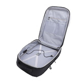 Satellite Backpack Water Resistant Protective Travel Case with USB Charging Port for Cables Power Supply Kickstand Pipe Adapter