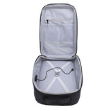 Satellite Backpack Water Resistant Protective Travel Case with USB Charging Port for Cables Power Supply Kickstand Pipe Adapter