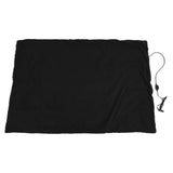 Heated Blanket Electric Throw 12V Soft Cotton Heating Throw Blanket for Keeping Warm in Home Office Black In Australia - Darrahopens