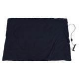 Heated Blanket Electric Throw 12V Soft Cotton Heating Throw Blanket for Keeping Warm in Home Office Navy Blue