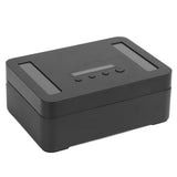 Phone Lock Box with Timer Aluminum Alloy Lock Storage Box for Studying Time Management S Black
