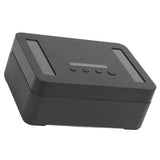 Phone Lock Box with Timer Aluminum Alloy Lock Storage Box for Studying Time Management S Black