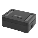Phone Lock Box with Timer Aluminum Alloy Lock Storage Box for Studying Time Management S Black