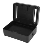 Phone Lock Box with Timer Aluminum Alloy Lock Storage Box for Studying Time Management S Black