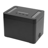 Phone Lock Box with Timer Aluminum Alloy Lock Storage Box for Studying Time Management M Black