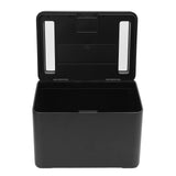 Phone Lock Box with Timer Aluminum Alloy Lock Storage Box for Studying Time Management M Black