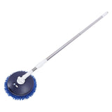 Electric Car Cleaning Brush Rotating Car Wash Brush Mop Cleaning Tool Telescopic Handle Soft Bristles for Home Car Use Glass Tile Floor Blue