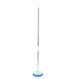Electric Car Cleaning Brush Rotating Car Wash Brush Mop Cleaning Tool Telescopic Handle Soft Bristles for Home Car Use Glass Tile Floor Green