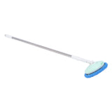 Electric Car Cleaning Brush Rotating Car Wash Brush Mop Cleaning Tool Telescopic Handle Soft Bristles for Home Car Use Glass Tile Floor Green