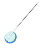 Electric Car Cleaning Brush Rotating Car Wash Brush Mop Cleaning Tool Telescopic Handle Soft Bristles for Home Car Use Glass Tile Floor Green
