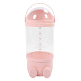 Stuffed Animal Storage Tube 65cm Plastic Transparent Plush Toy Organizer Display Bucket for Playroom Bedroom Pink In Australia - Darrahopens