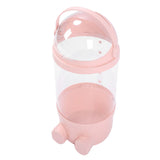 Stuffed Animal Storage Tube 65cm Plastic Transparent Plush Toy Organizer Display Bucket for Playroom Bedroom Pink In Australia - Darrahopens