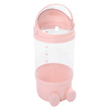 Stuffed Animal Storage Tube 65cm Plastic Transparent Plush Toy Organizer Display Bucket for Playroom Bedroom Pink
